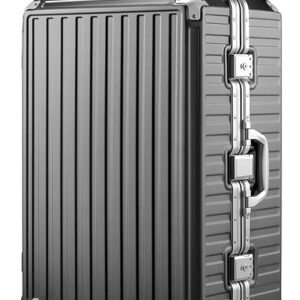 LUGGEX 28-Inch Zipperless Polycarbonate Spinner Suitcase