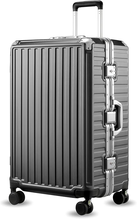 LUGGEX 28-Inch Zipperless Polycarbonate Spinner Suitcase