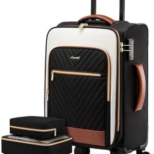 LOVEVOOK 20-Inch Carry-On Luggage for Women