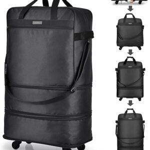 Expandable Foldable Hanke Suitcase with Wheels