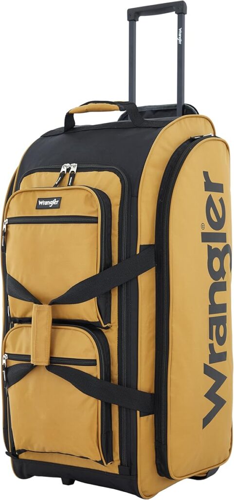 Wrangler Wesley Large Rolling Duffel Bag