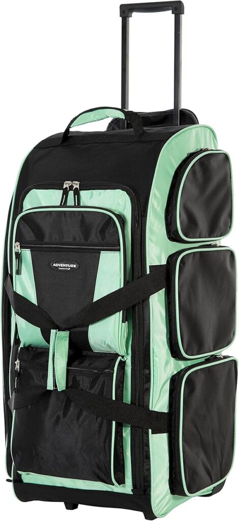 Travelers Club Xpedition 30 Inch Rolling Duffel Bag