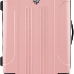 Travelers Club Rose Gold 20" Expandable Spinner Luggage