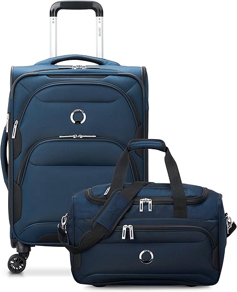 Delsey Paris Sky Max 2.0 Blue Luggage Set
