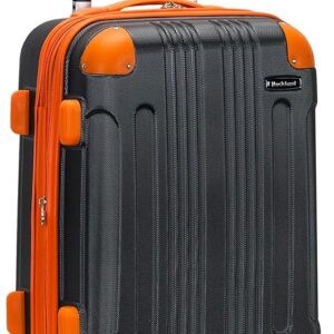 Rockland London 20-Inch Charcoal Hardside Carry-On Luggage