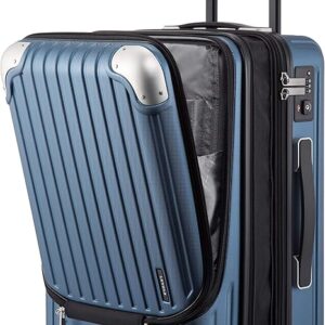 LEVEL8 Grace 20-Inch Expandable Hard Shell Carry-On Luggage